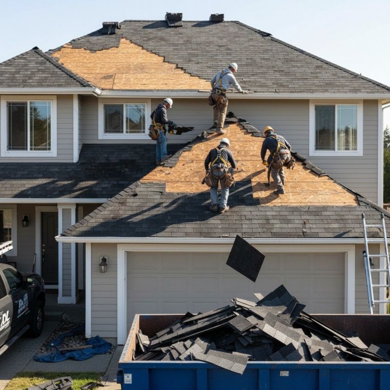 Asphalt Roof Replacement in Framingham, MA