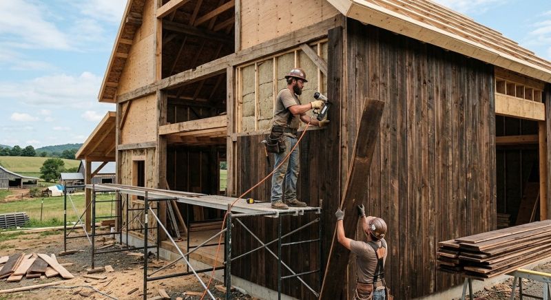 Barn Wood Siding Installation in Stamford, CT