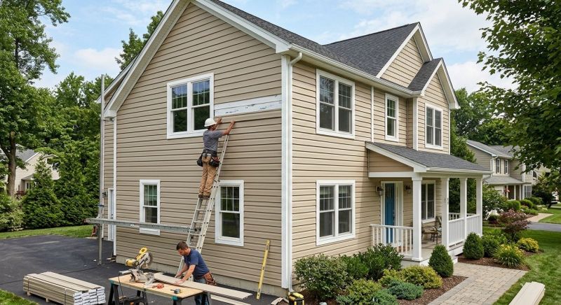 Dutch Lap Siding Installation in Stamford, CT