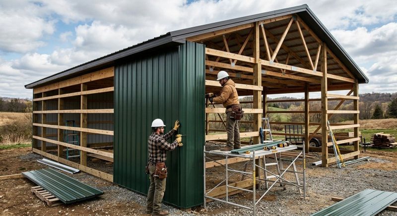 Metal Barn Siding Installation in Fairfield County, CT
