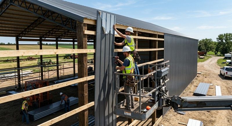 Metal Barn Siding Installation in Stamford, CT
