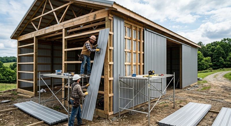 Metal Barn Siding Installation in Stamford, CT